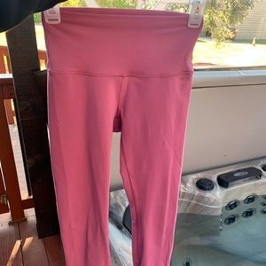 Pink lululemon leggings